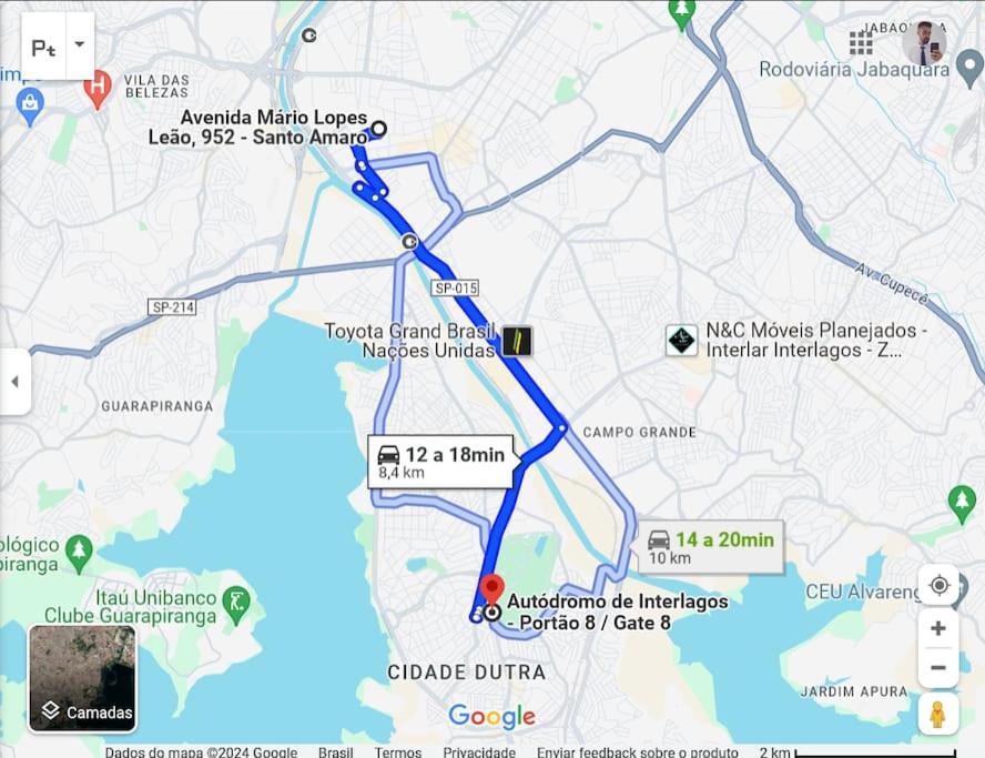 Apartamento Apto Muito Bem Localizado, Proximo Expo Transamerica, Vibra, Autodromo E Morumbi São Paulo